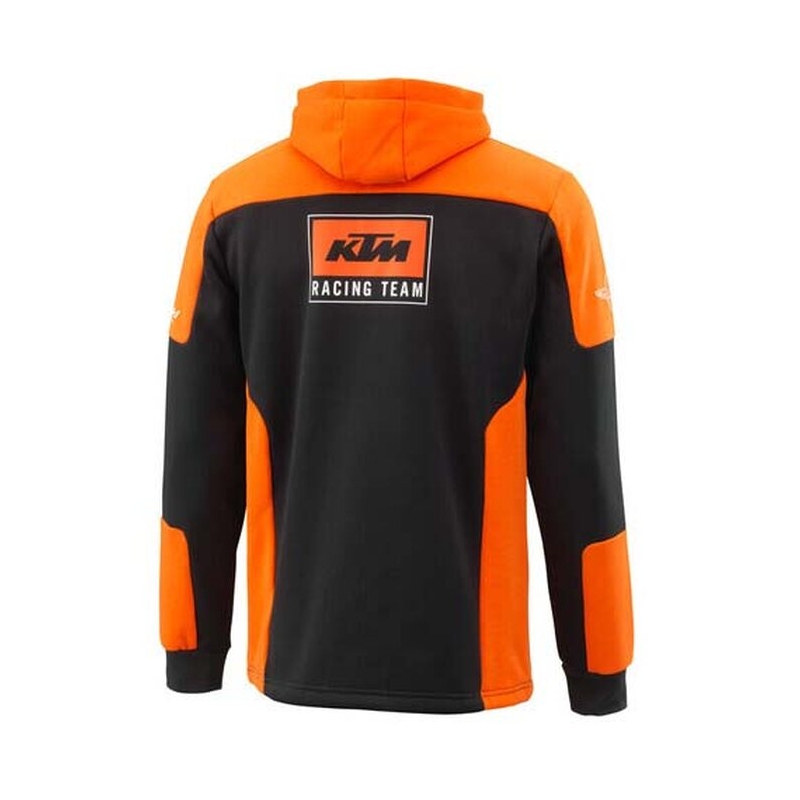 KTM Team Zip Hoodie juoda-orange