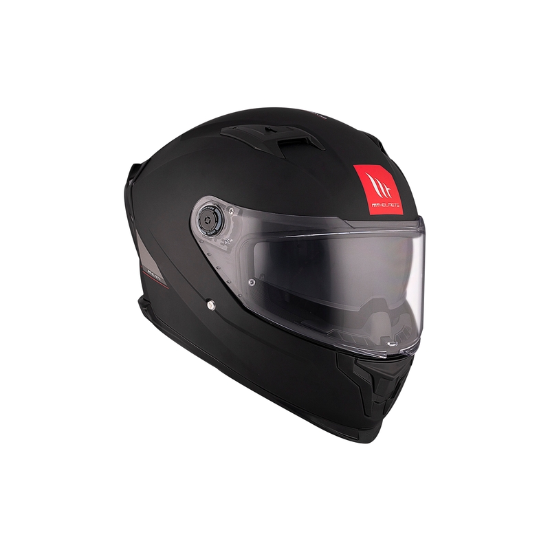 MT BRAKER SV SOLID A1 integralus motociklininko šalmas matinės juodos spalvos