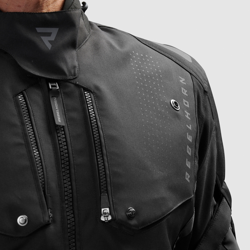 Motociklininko striukė Rebelhorn Hiker IV black