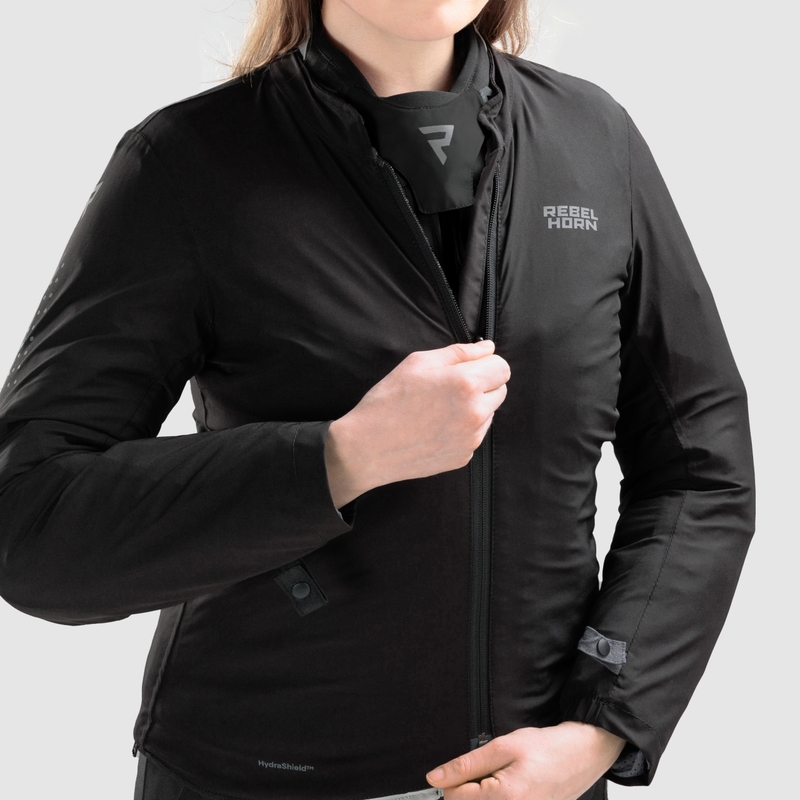 Rebelhorn Hiker IV Moteriška motociklininko striukė Black