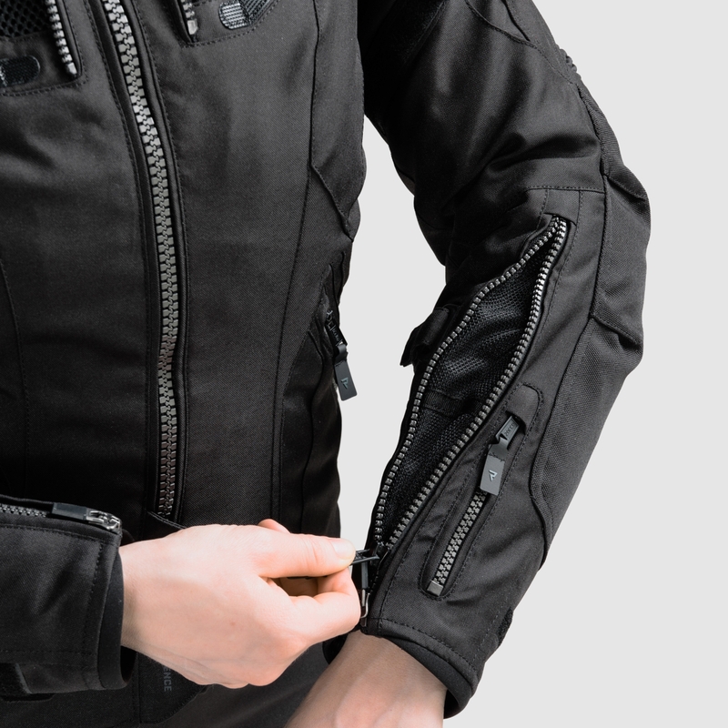 Rebelhorn Hiker IV Moteriška motociklininko striukė Black