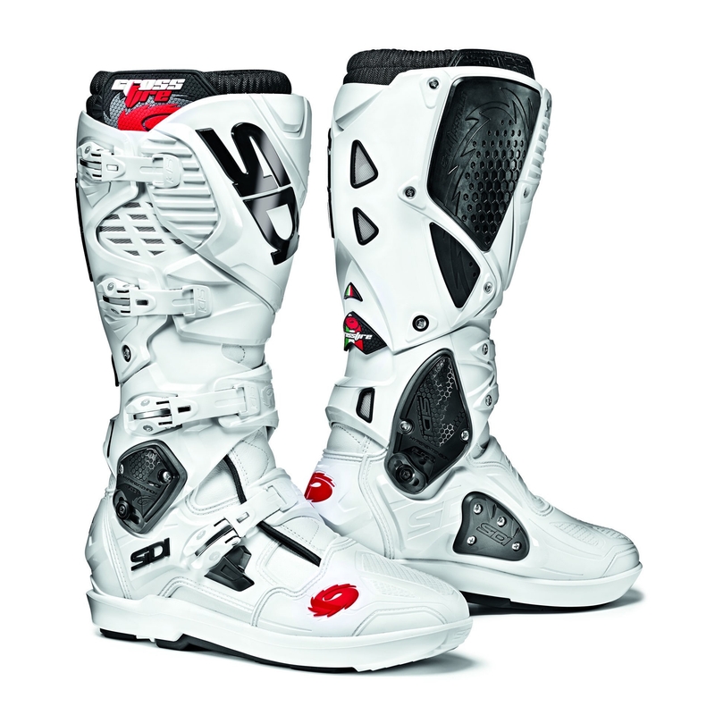 Motociklininko batai SIDI CROSSFIRE 3 SRS balti