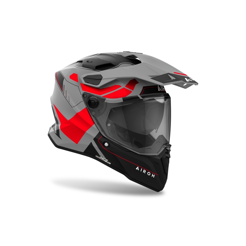 Enduro šalmas Airoh Commander 2 Reveal matinis raudonas fluo