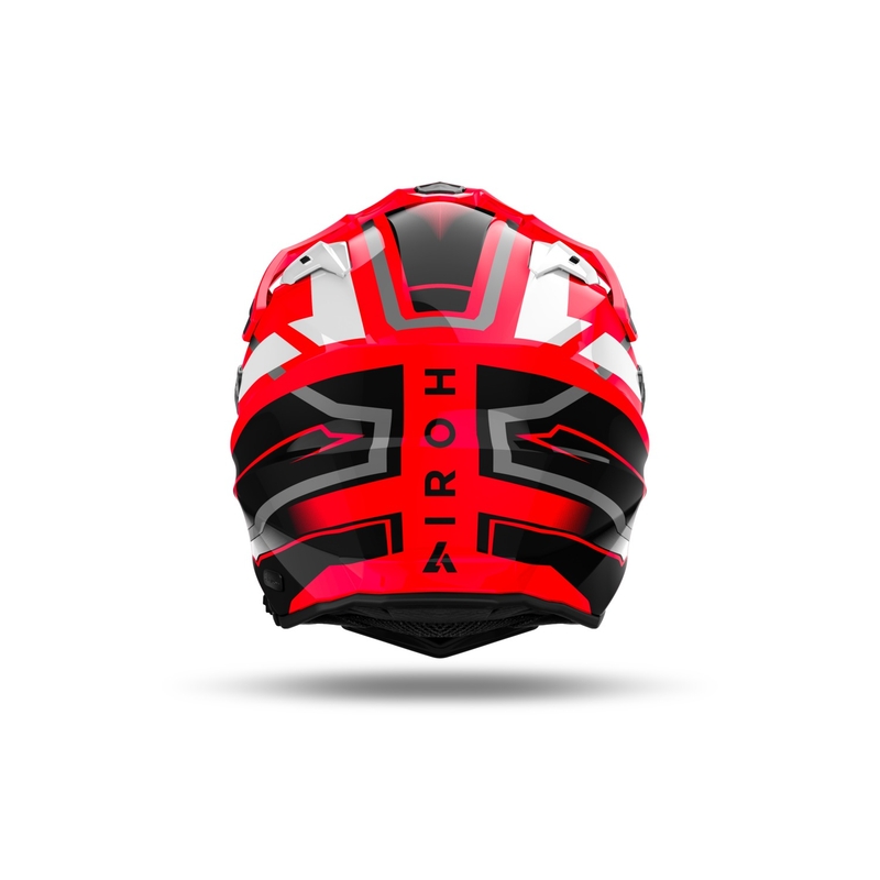 Enduro šalmas Airoh Commander 2 Mavick blizgus raudonas
