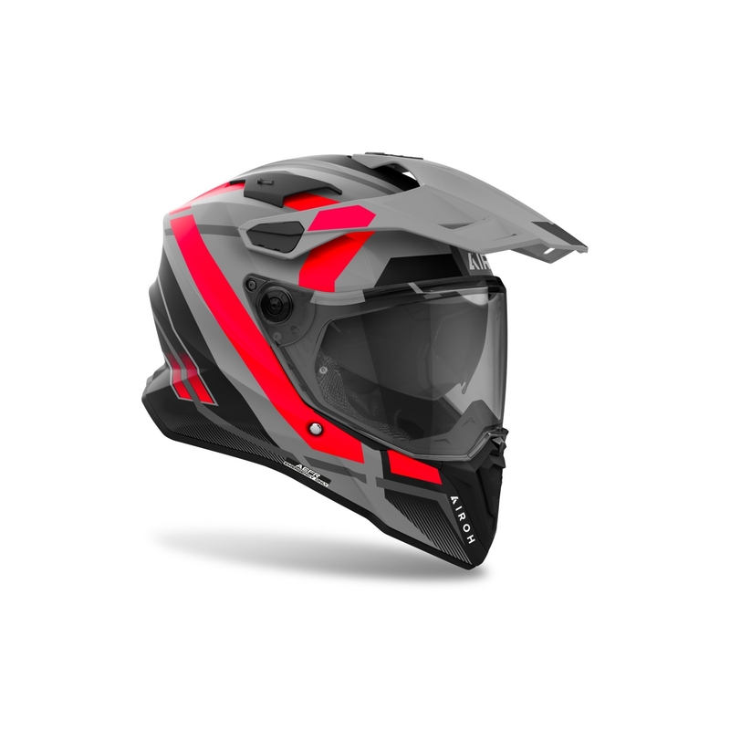 Enduro šalmas Airoh Commander 2 Mavick matinis oranžinis