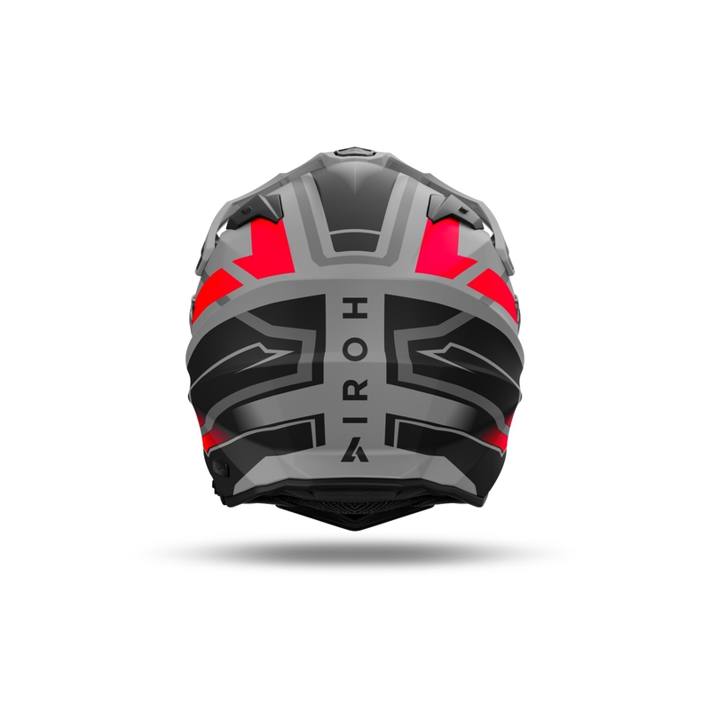 Enduro šalmas Airoh Commander 2 Mavick matinis oranžinis