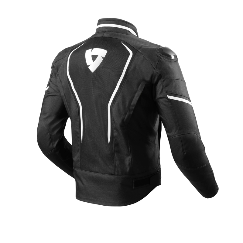 Bunda na motorku Revit Vertex air černo-bílá