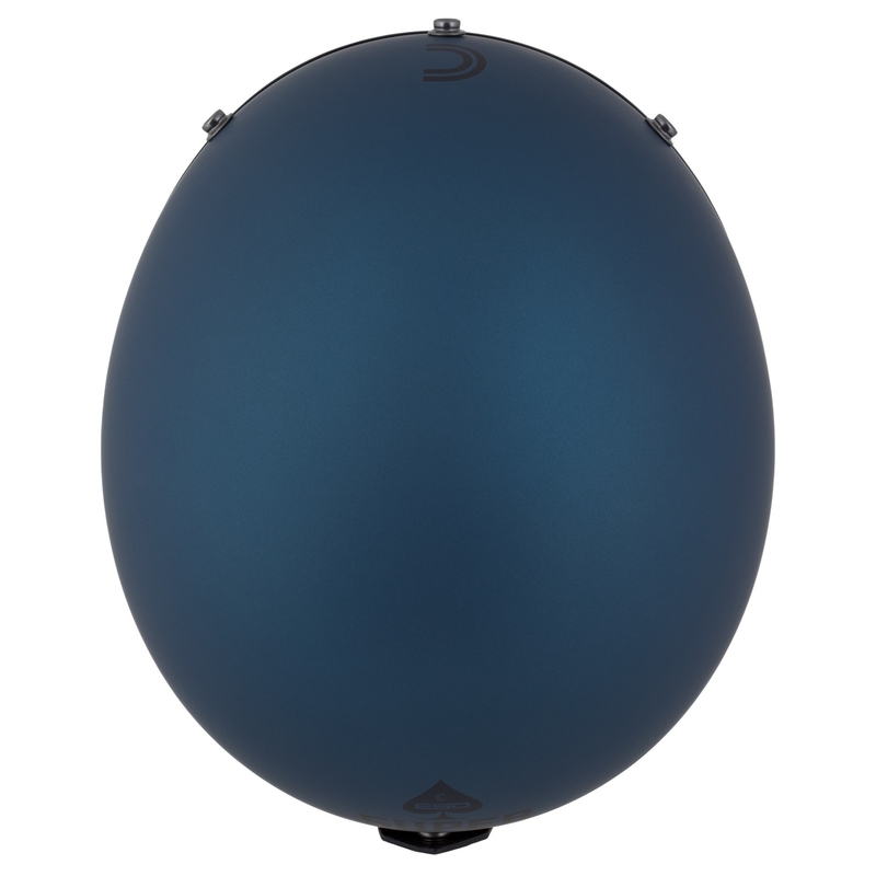 Cassida Eso Super Hooligan Open šalmas juodas matinis metalinis mėlynas