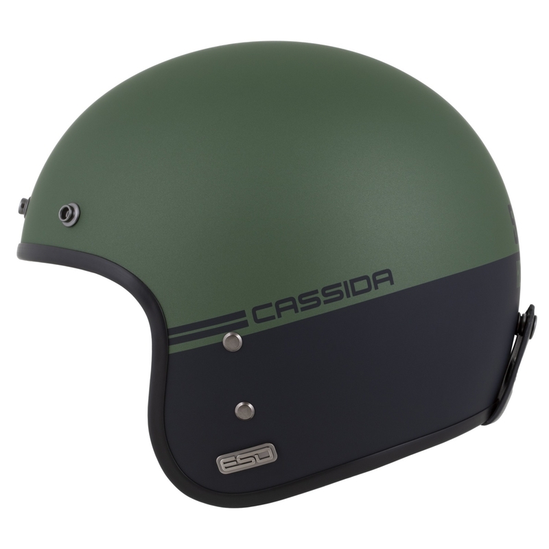 Atviras šalmas Cassida Ace Super Hooligan juodas matinis-metalinis žalias