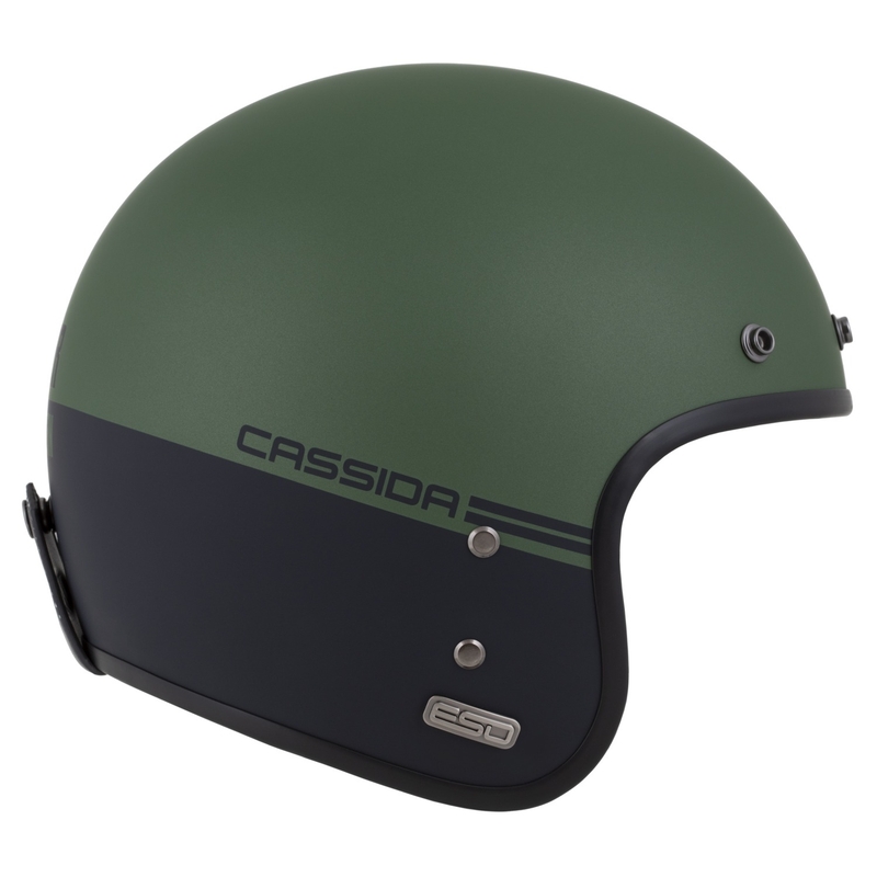 Atviras šalmas Cassida Ace Super Hooligan juodas matinis-metalinis žalias