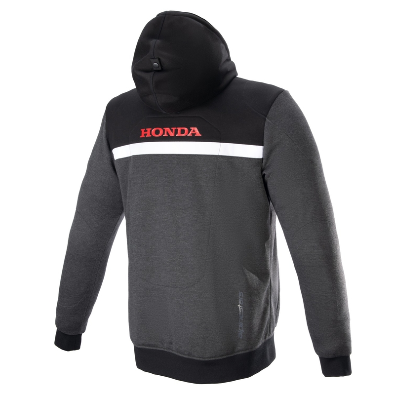 Alpinestars Chrome Street Hoodie Honda black-grey-red