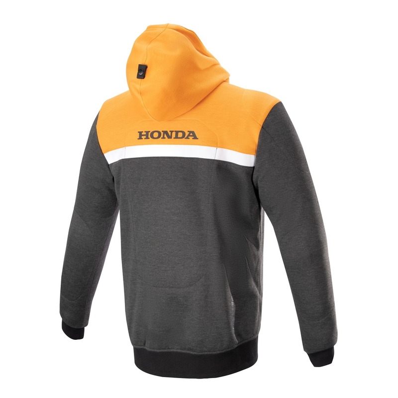 Alpinestars Chrome Street Hoodie Honda black-grey-orange