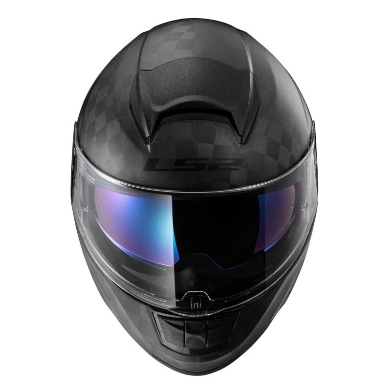 Přilba na motorku LS2 FF397 Vector Solid Carbon černá matná výprodej