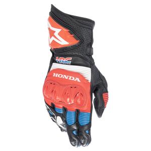 Motociklininko pirštinės Alpinestars GP PRO R 3 Honda juoda-raudona-fluo-mėlyna-balta