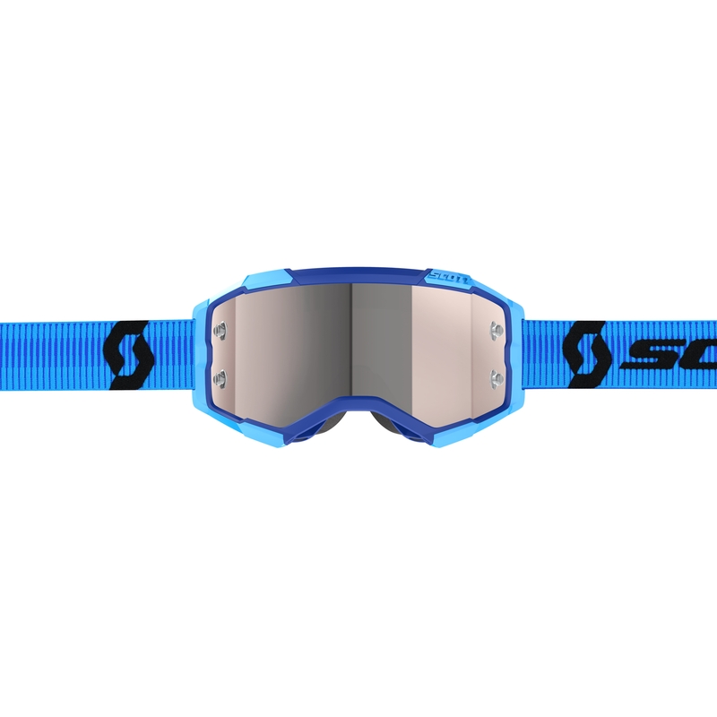 Motokroso akiniai SCOTT Fury blue-black chrome