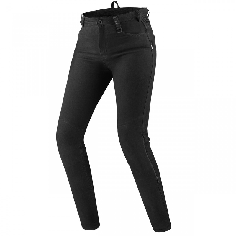 Moteriški džinsai Shima Flexx Black Motorcycle Jeans
