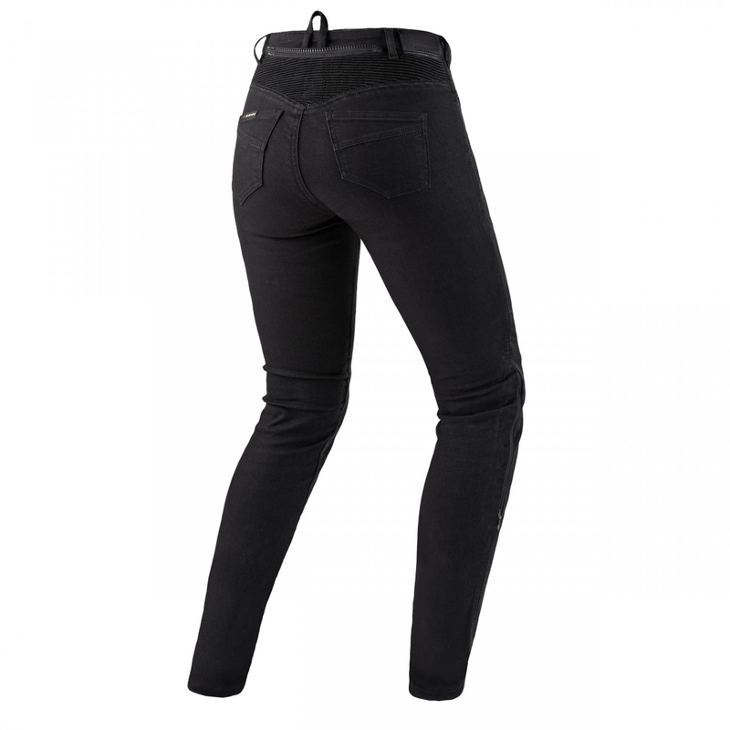 Moteriški džinsai Shima Flexx Black Motorcycle Jeans