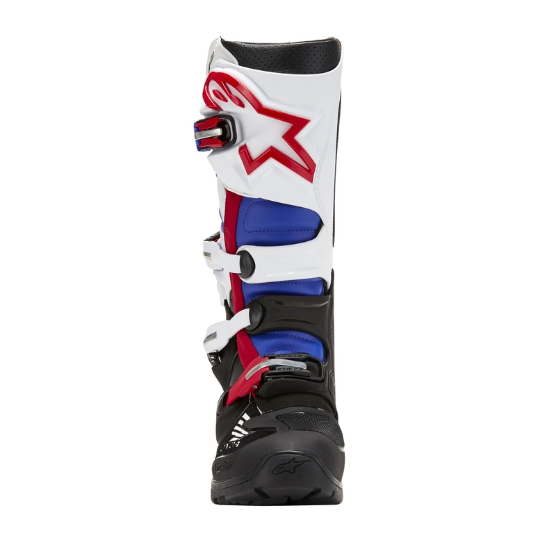 Alpinestars Tech 7 Enduro Drystar Honda juodai-mėlynai-baltai-raudoni motociklų batai