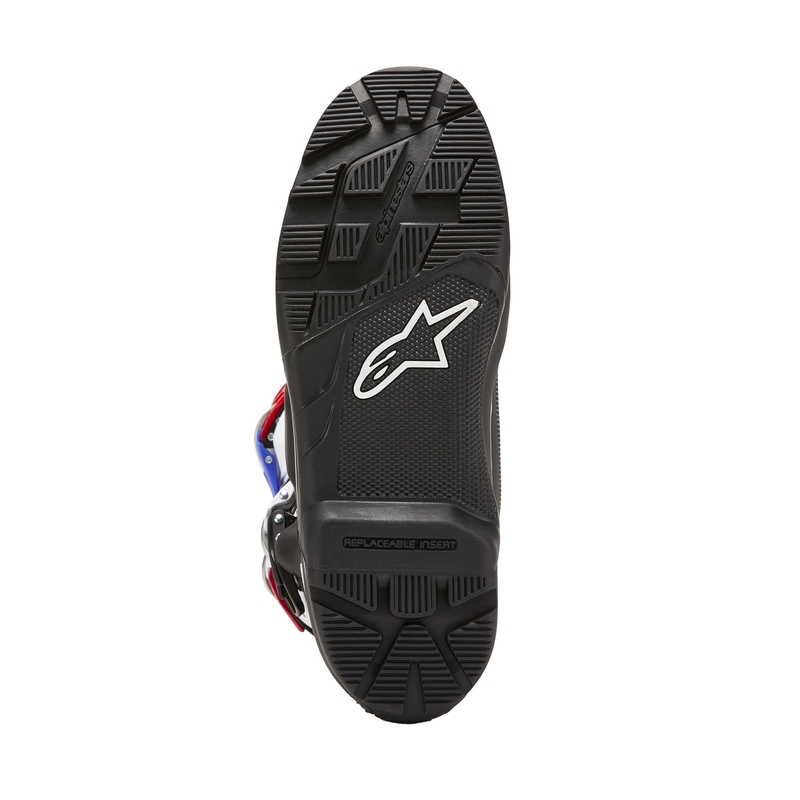 Alpinestars Tech 7 Enduro Drystar Honda juodai-mėlynai-baltai-raudoni motociklų batai