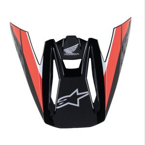 Alpinestars S-M5 Honda šalmo skydelis juodai-raudonai pilkas