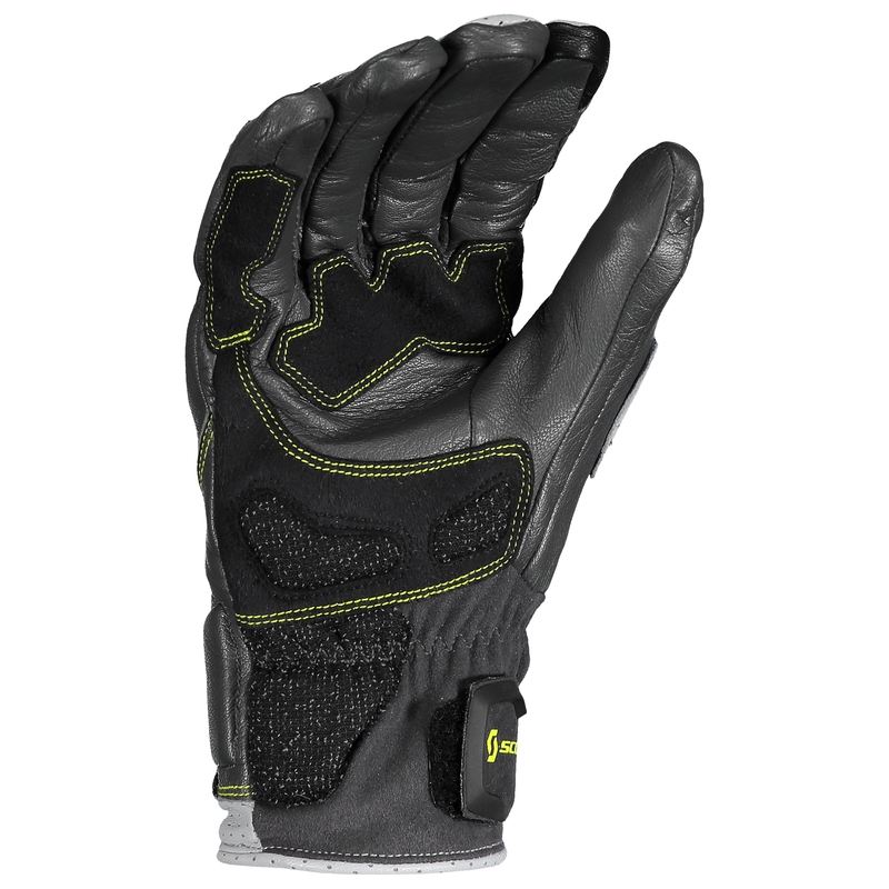 Odinės motociklininko pirštinės SCOTT SPORT ADV pilkai žalios