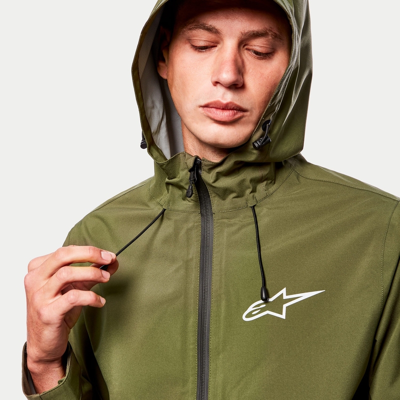 "Alpinestars Omni" lietaus striukė žalia