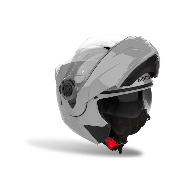 Atverčiamas šalmas "Airoh Specktre" Blizgios pilkos spalvos