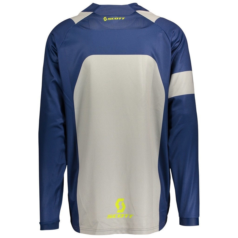 Motokroso marškinėliai SCOTT 350 X-PLORE blue-grey
