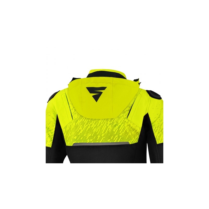 Vyriškos striukės Shima Drift fluo yellow gobtuvas