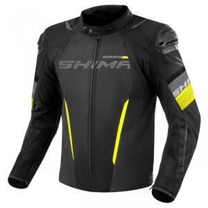 Motociklininko striukė Shima Solid 2.0 black-fluo yellow