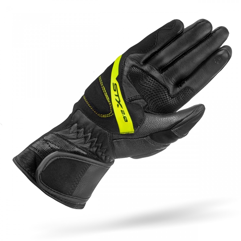 Motociklininko pirštinės Shima STX 2.0 black-fluo yellow