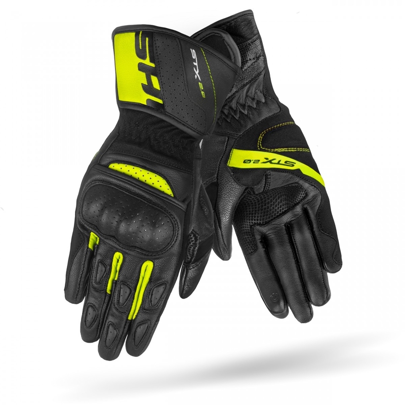Motociklininko pirštinės Shima STX 2.0 black-fluo yellow
