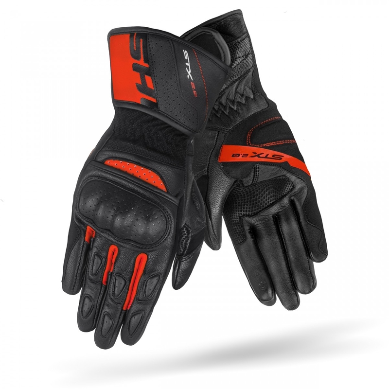 Motociklininko pirštinės Shima STX 2.0 black-red
