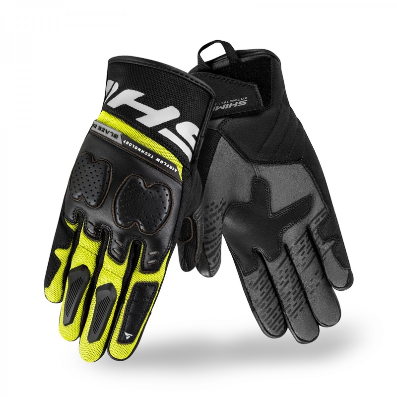 Motociklininko pirštinės Shima Blaze 2.0 black-fluo yellow