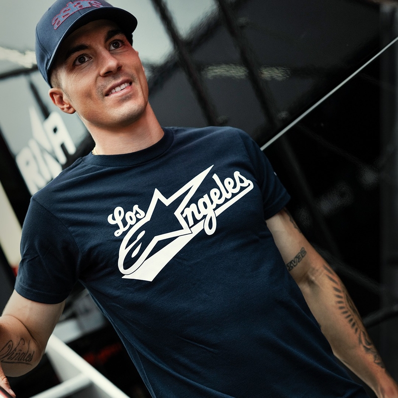 Tričko Alpinestars Los Angeles Tee modré