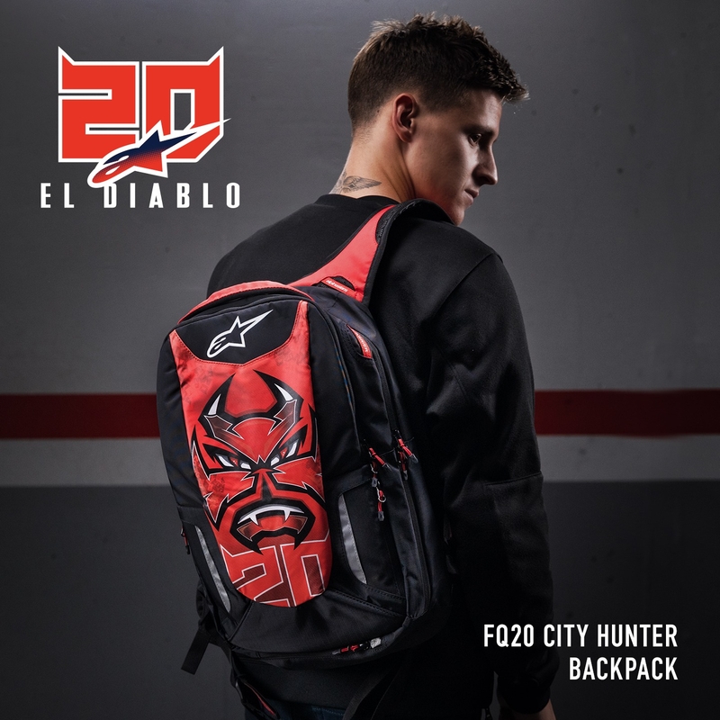 Batoh Alpinestars City Hunter FQ20 2024 černo-červeno-bílý