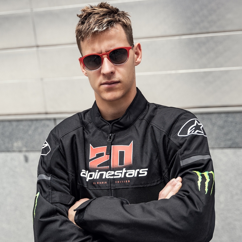 Bunda na motorku Alpinestars T-SPS Air Monster FQ20 2024 černo-červeno-bílo-zelená