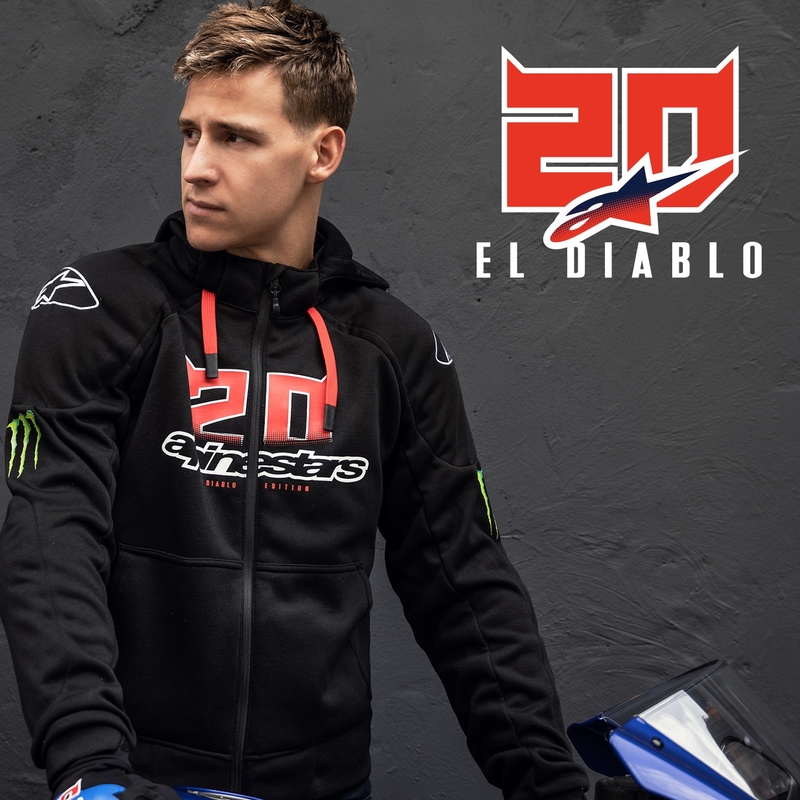 Alpinestars Chrome Ignition Monster FQ20 Juoda-raudona-balta-žalia motociklininko striukė