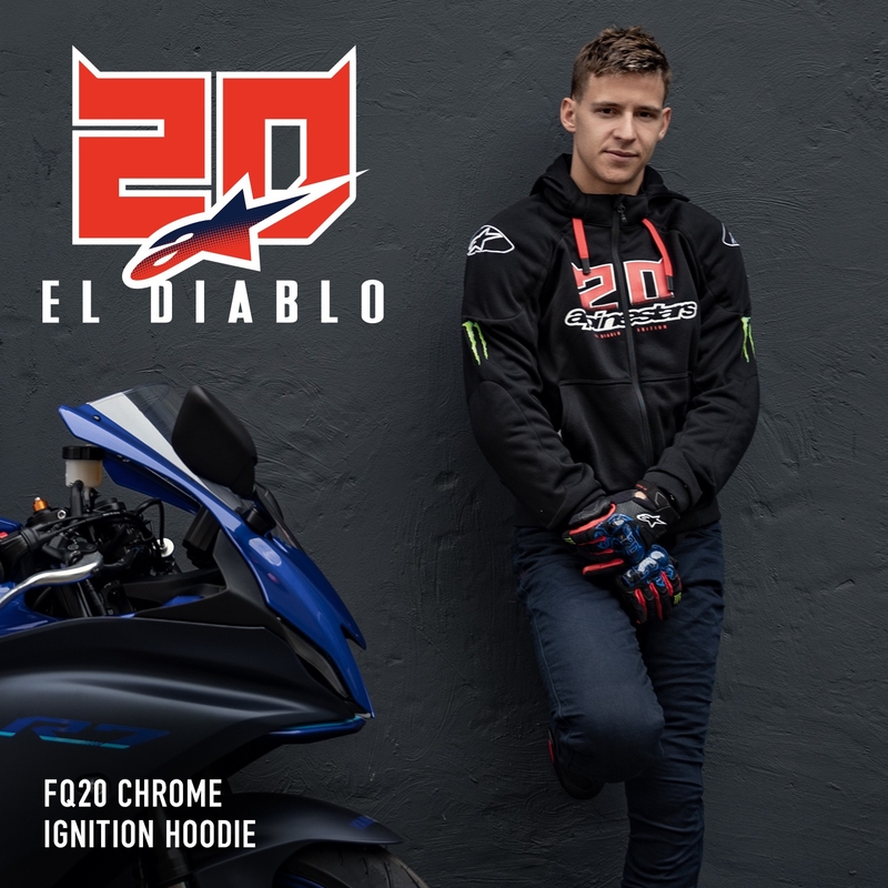 Alpinestars Chrome Ignition Monster FQ20 Juoda-raudona-balta-žalia motociklininko striukė
