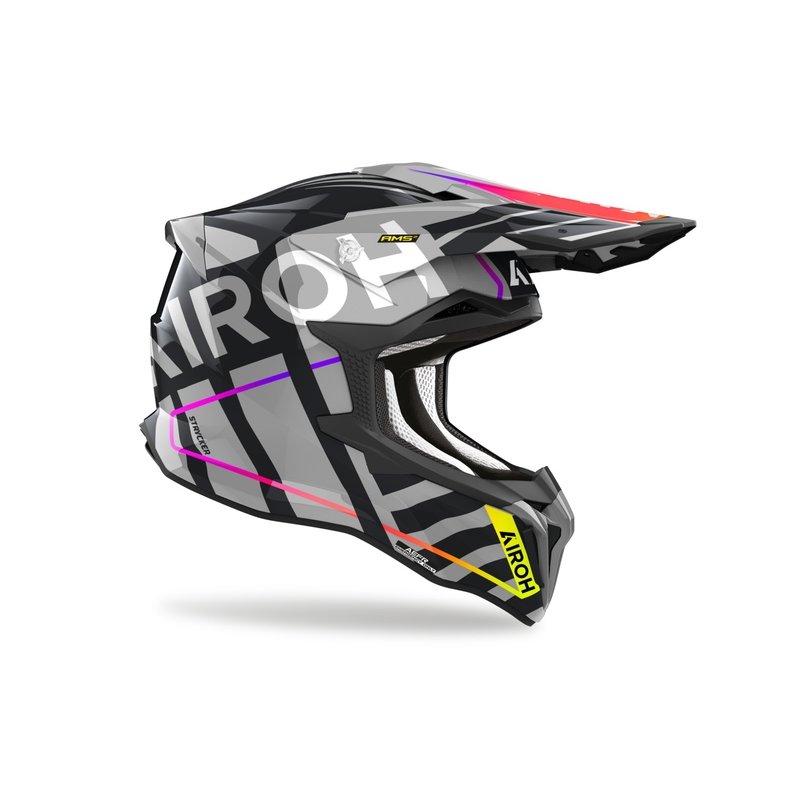 Motokrosová helma Airoh Strycker Brave 2024 lesklá šedá výprodej
