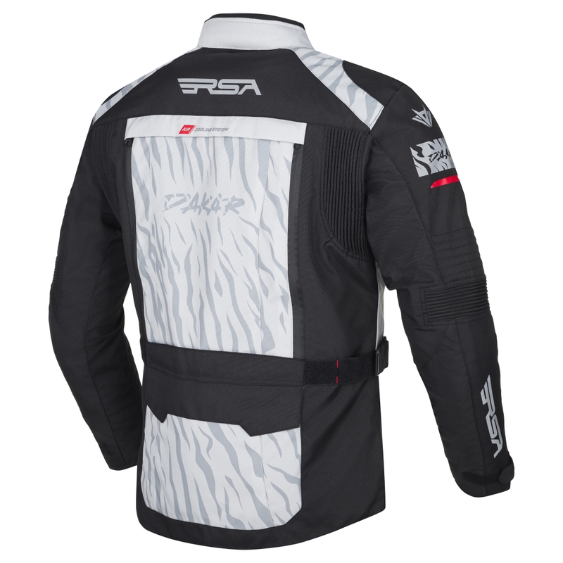 Motociklininko striukė RSA Dakar 2 black-grey-red