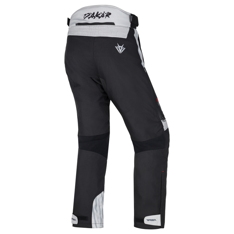 RSA Dakar 2 motociklininko kelnės juodai pilkos spalvos