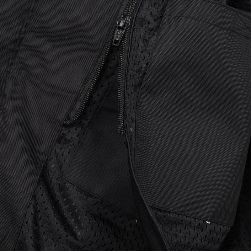 Motociklininko striukė RSA Runway juoda-raudona