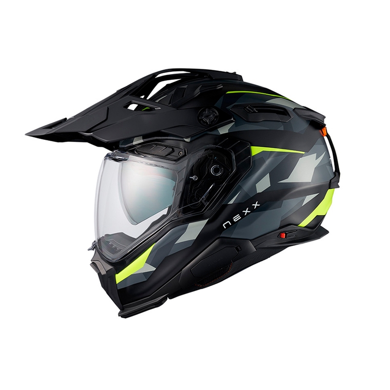 Enduro helma na motorku Nexx X.WED3 Trailmania šedo-fluo žlutá výprodej
