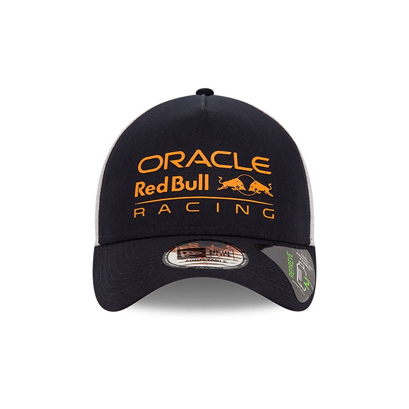 "Red Bull Racing F1" kepuraitė su dideliu "E Frame" logotipu, tamsiai mėlyna