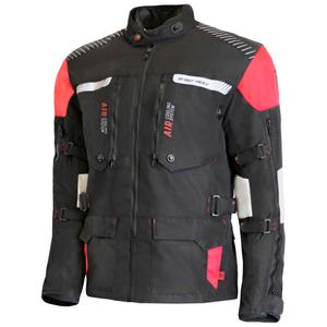 Street Racer All Season Black-Grey-Red motociklininko striukė