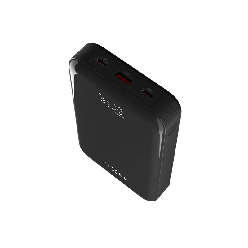 "Powerbank" "Fixed Zen 20 Pro" su LCD ekranu, juodas