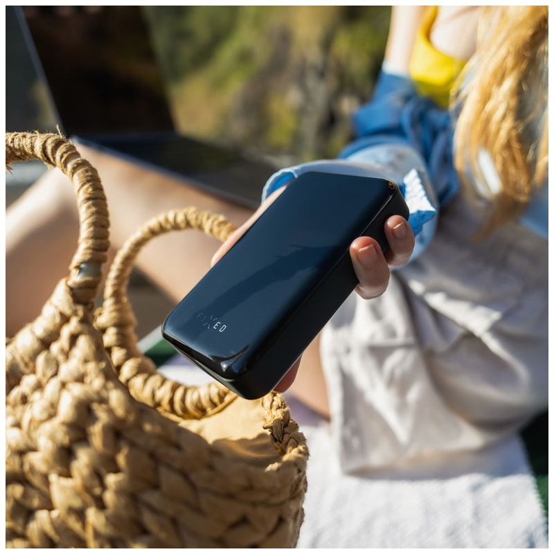 "Powerbank" "Fixed Zen 20 Pro" su LCD ekranu, juodas