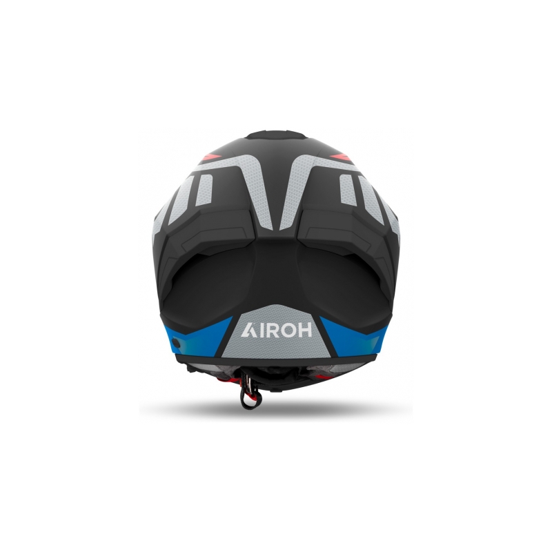 Integruotas motociklininko šalmas Airoh Matryx Rider tamsiai mėlynas matinis