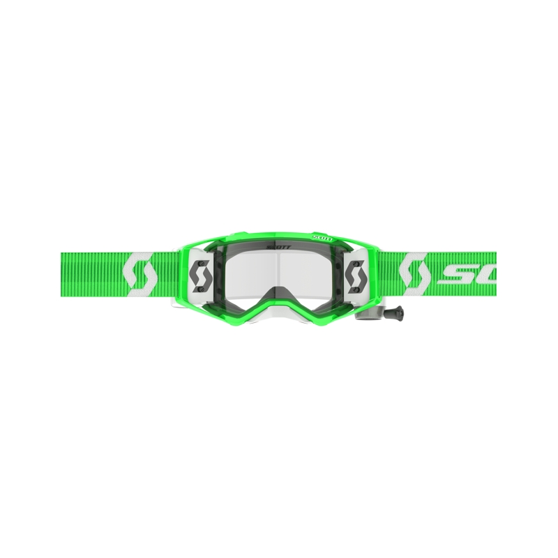 Motokroso akiniai Scott Prospect WFS žaliai balti